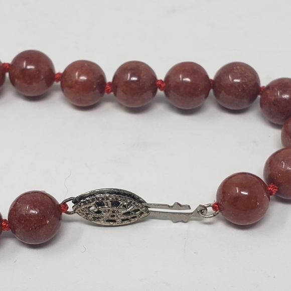 2 beaded necklaces with sterling silver enhancer - Picture 12 of 15